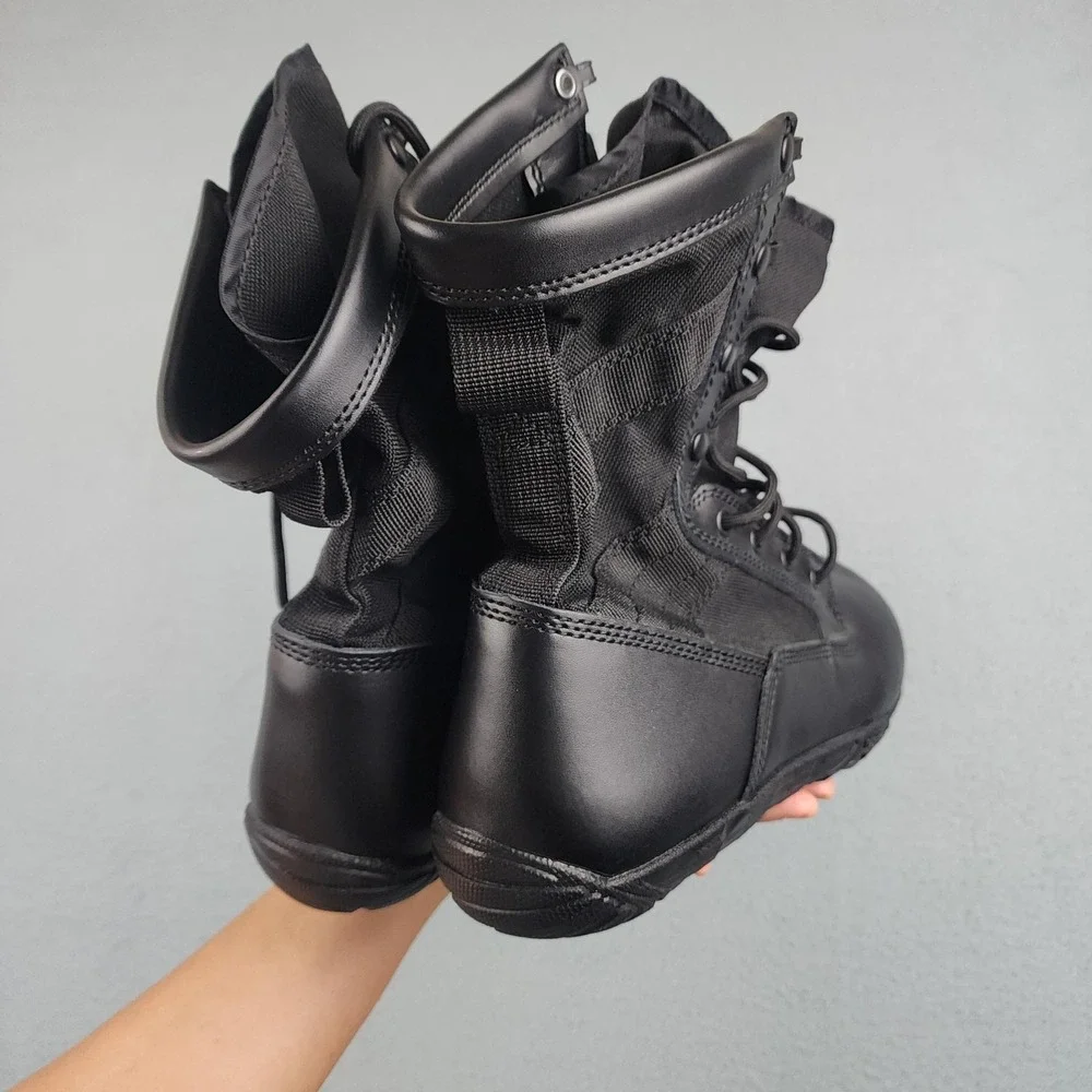 Belleville TR102 Boots Mens Size 10 R Black Leather Vibram Combat Military Work